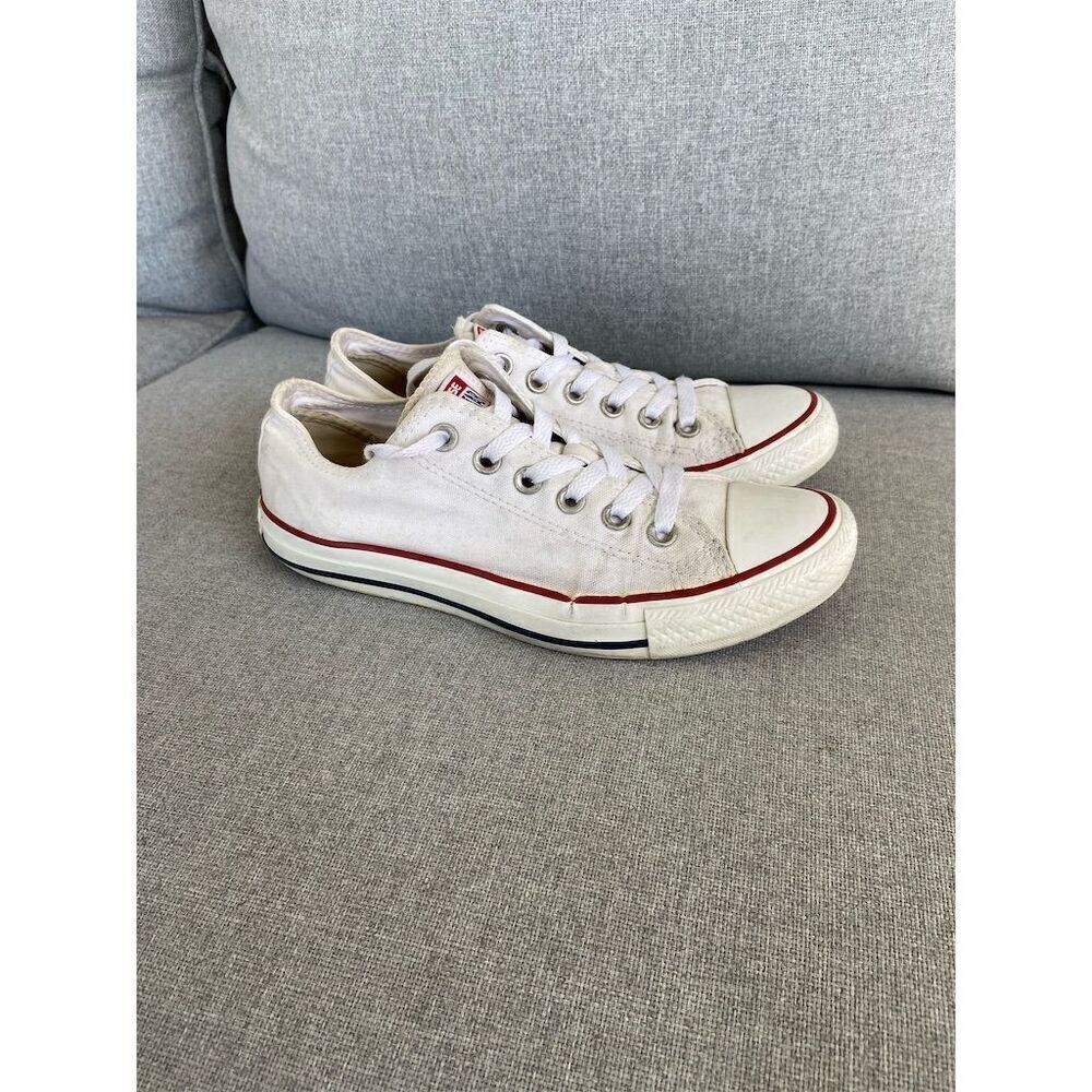 Converse Chuck Taylor All Star White Canvas Low Top Sneakers Unisex